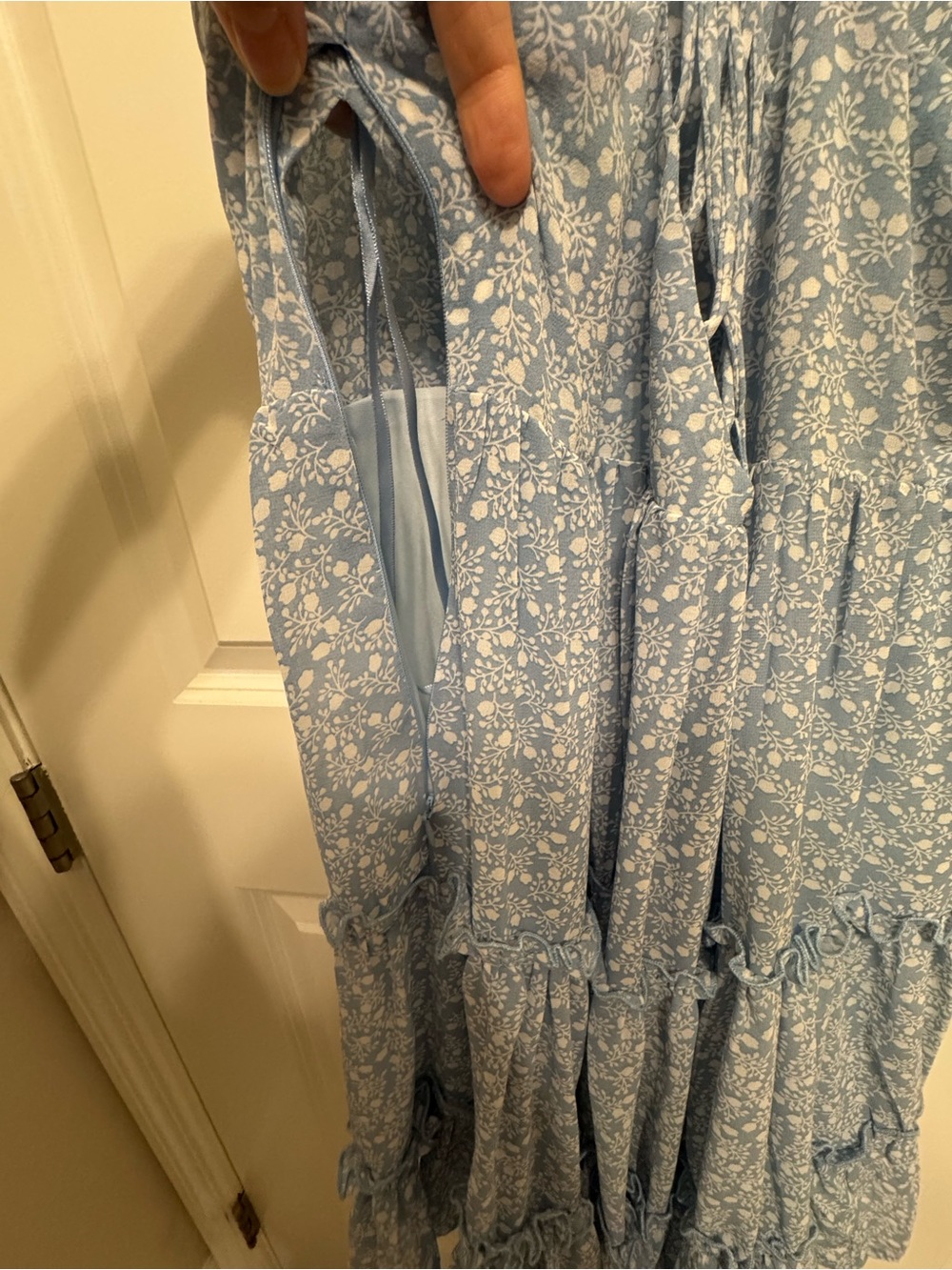 New In Blue Women’s Ruffle Dress - Picture 7 of 11